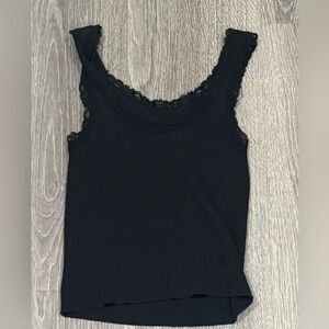 Lace trim tank